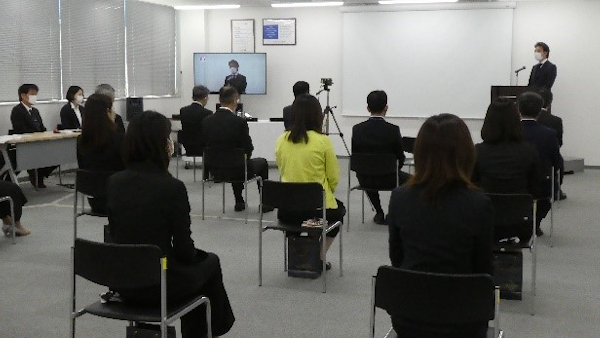 創業記念式典を挙行いたしました
