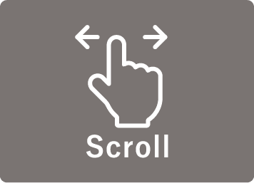 スクロールアイコン