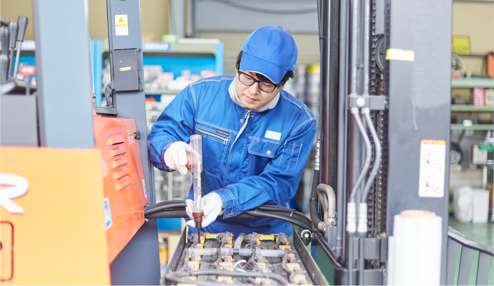 フォークリフト点検整備